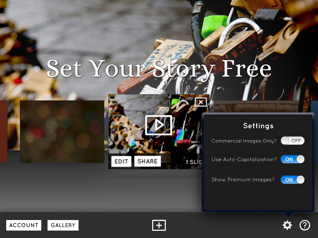 Haiku Deck 2.1: Adjusting premium image settings