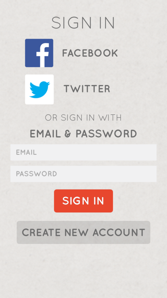 Haiku Deck for iPhone User Guide: Signing In